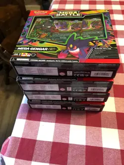 Lot of 4 - Pokemon Mega Gengar ex Mega Battle Deck - IN HAND - NEW AND SEALED 4x - Image 1