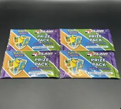 Pokemon Prize Pack Series 7 Booster Packs New Lot of 4 Sealed Packs - Image 1