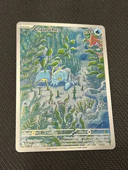 Pokemon TCG Scarlet and Violet Base Set 205/198 Clauncher Illustration Rare - NM - Image 1