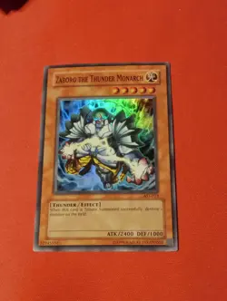Yugioh-Zaborg the Thunder Monarch AST-023 Super Rare Unlimited NM / VLP - Image 1