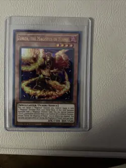Zoroa, the Magistus of Flame GEIM-EN002 Genesis Impact 1st Edition NM Yugioh - Image 1