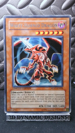 | Yugioh White-Horned Dragon MDP2-EN006 Rare Mcdonalds Promo PL 🔥 | - Image 1