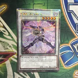 Yugioh! Junk Warrior MZMI-EN000 Quarter Century Secret Rare 1st Edition NM - Image 1