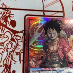 One Piece English Monkey.D.Luffy ST01-001 Leader Foil - Lightly Played - Image 5