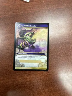 World of Warcraft Goblin Gumbo LOOT Unused Redeemable In Game - Image 1