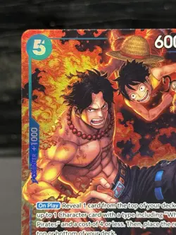 Portgas D Ace OP08-052 Treasure Rare(TR) Royal Blood One Piece Card Game - Image 2