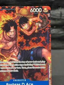 Portgas D Ace OP08-052 Treasure Rare(TR) Royal Blood One Piece Card Game - Image 3