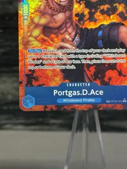 Portgas D Ace OP08-052 Treasure Rare(TR) Royal Blood One Piece Card Game - Image 4