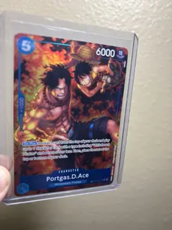 One Piece Card Game CCG TCG Portgas.D.Ace OP08-052 TR Treasure Rare Alt Art - Image 2