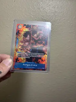 One Piece Card Game CCG TCG Portgas.D.Ace OP08-052 TR Treasure Rare Alt Art - Image 5