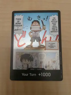 DON!! Card (Young Luffy) (Devil Fruits Collection Vol. 1) One Piece Promo Foil - Image 1