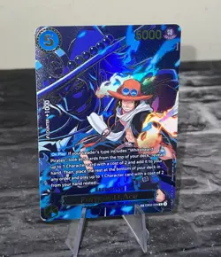 One Piece Portgas D Ace OP13 EB02-028 NM Carrying On His Will SP Card - Image 1