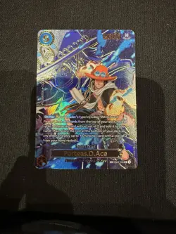 One Piece Portgas D Ace OP13 EB02-028 NM Carrying On His Will SP FRESH PULL - Image 1