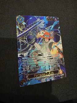 One Piece Portgas D Ace OP13 EB02-028 NM Carrying On His Will SP FRESH PULL - Image 2