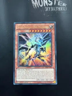 YUGIOH DIVINE DRAGON LORD FELGRAND ULTRA RARE SR02-EN001 1ST EDITION - Image 1