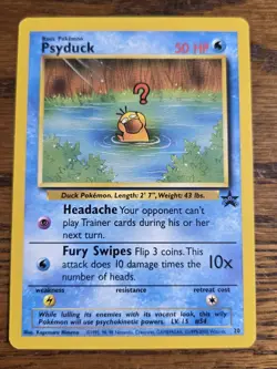 Pokemon Wotc Black Star Promo # 20 Psyduck,,not played - Image 1