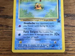 Pokemon Wotc Black Star Promo # 20 Psyduck,,not played - Image 3