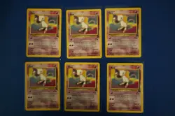 Lot of six (6) Mew #8 Black Star Promo Pokemon Card 1999 Non Holo NM Gradable - Image 1