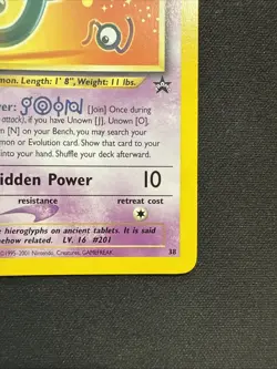 Unown [J] 38/53 - Black Star Promo - WOTC - Pokemon TCG - MP - Image 5