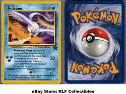 1999 Pokemon, WoTC Promos, #22 Articuno, Black Star Promo (c) - Image 1
