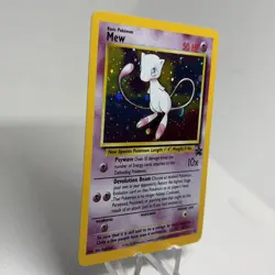 Pokemon Card Mew Holographic Black Star Promo #9 Card WOTC 1999-2000 - Image 2