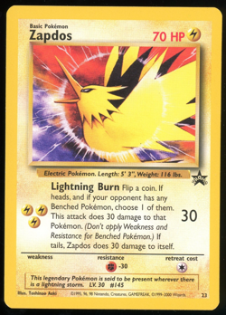 Pokemon - WOTC Black Star Promo - Zapdos - #23 - Image 1