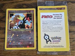 Pokemon Wotc Black Star Promo #34 Sealed ENTEI + open #34Entei,,,not played - Image 1