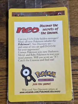 Pokemon Wotc Black Star Promo #34 Sealed ENTEI + open #34Entei,,,not played - Image 2