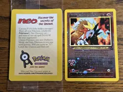 Pokemon Wotc Black Star Promo #34 Sealed ENTEI + open #34Entei,,,not played - Image 1