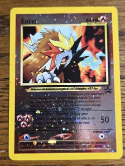 Pokemon Wotc Black Star Promo #34 Sealed ENTEI + open #34Entei,,,not played - Image 4