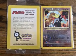 Pokemon Wotc Black Star Promo #34 Sealed ENTEI + open #34Entei,,,not played - Image 1