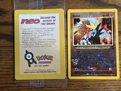 Pokemon Wotc Black Star Promo #34 Sealed ENTEI + open #34Entei,,,not played - Image 1