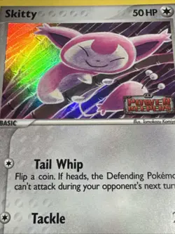 Pokemon - Skitty 62/108- EX Power Keepers - STAMPED Reverse HOLO NM - Image 2