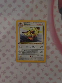 Italian Rare Pokemon Pokemon TCG Pidgeot Jungle 8/64 Holo 1st Edition First - Image 2