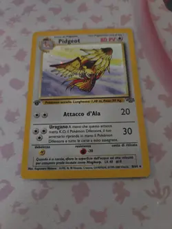 Italian Rare Pokemon Pokemon TCG Pidgeot Jungle 8/64 Holo 1st Edition First - Image 4