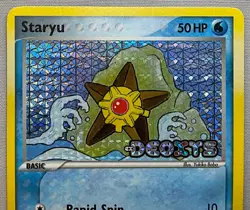 Pokemon Staryu #77/107 Reverse Holo Common - 2005 EX Deoxys - NM to MT Condition - Image 3