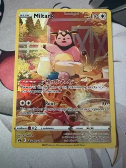 Pokemon TCG Miltank GG24/GG70 Galarian Gallery Crown Zenith Near Mint Condition - Image 1