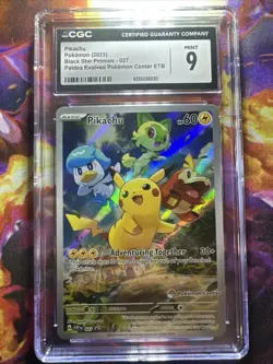 Pikachu - 027 (Pokemon Center Exclusive) 027 Sv: Scarlet & Violet Promo Cards... - Image 1