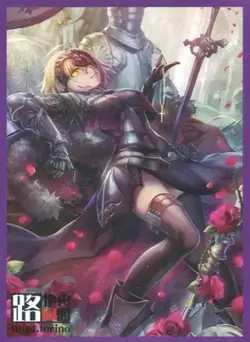 FGO Fate Grand Order Jeanne Alter doujin Card Sleeve Protector - Image 1