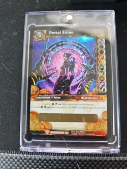 WOW World of Warcraft TCG Unscratched Loot Card Portal Stone - Ethereal Portal - Image 1