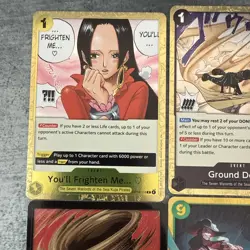 One Piece TCG The Azure Sea's Seven Lot Of Cards SEC, DON, SR - Image 2