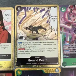 One Piece TCG The Azure Sea's Seven Lot Of Cards SEC, DON, SR - Image 4