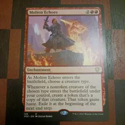 Mtg Molten Echoes NM Commander Innistrad Crimson Vow #148 Magic Card Rare - Image 2