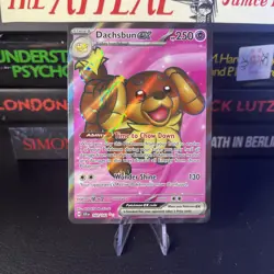 Pokemon Card Dachsbun ex 160/142 Illustration Rare Stellar Crown Near Mint - Image 1