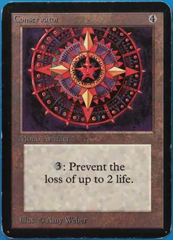 Conservator Alpha HEAVILY PLD Artifact Uncommon MAGIC CARD (ID# 509107) ABUGames - Image 1