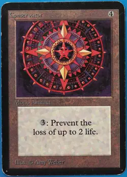 Conservator Alpha HEAVILY PLD Artifact Uncommon MAGIC CARD (ID# 509108) ABUGames - Image 1