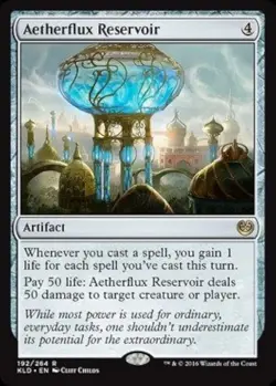 Magic the Gathering Aetherflux Reservoir Kaladesh Regular Near Mint Single Card - Image 1