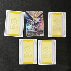2025 Gundam Card Game English G Generation EX Base Tokens Set 5pcs Promo - Image 3