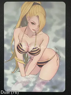 DUAL 076 Ino Yamanaka Naruto Goddess Story Anime Waifu Doujin Card ACG NSFW - Image 1