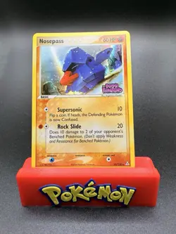 Nosepass 25/110 EX Holon Phantoms Pokemon Card Reverse Holo Foil Rare Near Mint - Image 1